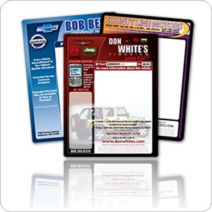 used car window stickers